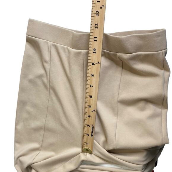Adelaides Fort Split Leggings Pull On Pants Women’s Size Large New NWT Tan - Picture 6 of 9